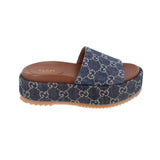 GUCCI ANGELINA SANDALS DENIM 34 EU | 5 US