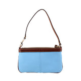 DOONEY & BOURKE PEBBLE GRAIN WRISTLET POUCHES BLUE