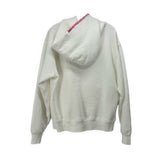 MADHAPPY HOODIE TOPS WHITE S