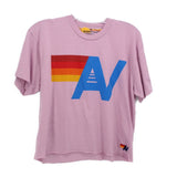AVIATOR NATION GRAPHIC TOPS PURPLE M