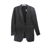 THEORY LEATHER BLAZERS BLACK S