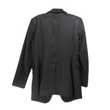THEORY LEATHER BLAZERS BLACK S