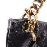 CHANEL COCO PLEATS CROSSBODYS BLACK