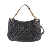 CHANEL COCO PLEATS CROSSBODYS BLACK