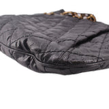 CHANEL COCO PLEATS CROSSBODYS BLACK