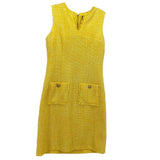 KARL LAGERFELD TWEED DRESSES YELLOW S | 2