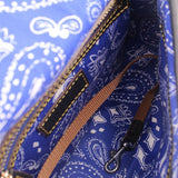 DOONEY & BOURKE WESTERN HORSESHOE SADDLE CROSSBODYS BLACK