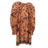 ULLA JOHNSON PRINT DRESSES PEACH M | 8