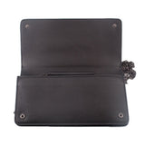 BOTTEGA VENETA WOVEN WOC CROSSBODYS BLACK
