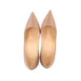 CHRISTIAN LOUBOUTIN CONDORA QUEEN 85 HEELS NUDE 38 EU | 7 US