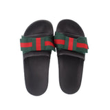 GUCCI WEB BOW SANDALS BLACK 38 EU | US 8