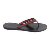 GUCCI WEB THONG SANDALS BLACK 39 EU | US 8