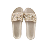 STUART WEITZMAN SPARKLE SANDALS GOLD 8.5 US