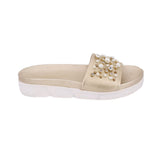 STUART WEITZMAN SPARKLE SANDALS GOLD 8.5 US