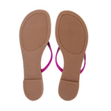 TORY BURCH THONG SANDALS PURPLE 8 US