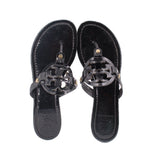 TORY BURCH MILLER SANDALS BLACK 8 US