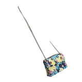KURT GEIGER MINI KENSINGTON CROSSBODYS BLUE FLORAL