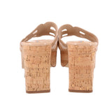 SAM EDELMAN PLATFORM HEELS NUDE 9 US