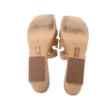 SAM EDELMAN PLATFORM HEELS NUDE 9 US