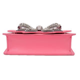 KURT GEIGER MEDIUM BOW CROSSBODYS PINK FLORAL