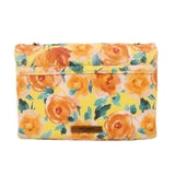 Kurt Geiger medium floral crossbody bag with top zipper and front logo patch