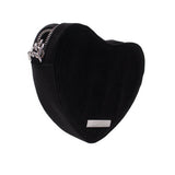 KURT GEIGER HEART BOW CROSSBODYS BLACK