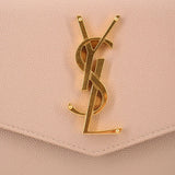 YSL UPTOWN POUCH CLUTCHES TAUPE