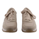 PAUL GREEN LEATHER SNEAKERS BEIGE 8.5 US