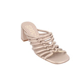 PEDRO GARCIA STRAPPY HEELS GRAY 8 US