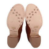 BEEK LEATHER BOOTIES BROWN 7.5 US