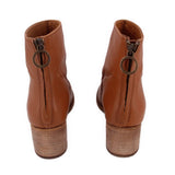 BEEK LEATHER BOOTIES BROWN 7.5 US