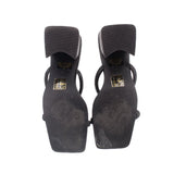 FREE PEOPLE HEELED SANDALS BLACK 8 US