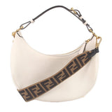 FENDI FENDIGRAPHY SHOULDER BAGS CREAM