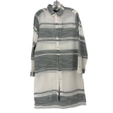 PAULA HERMANNY STRIPED TOPS WHITE S