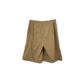 CLEA PLEATED SHORTS TAN M