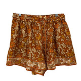 ZIMMERMANN PRINT SHORTS ORANGE M