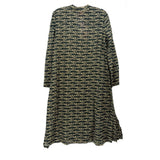 LE SIRENUSE PRINT DRESSES GREEN M