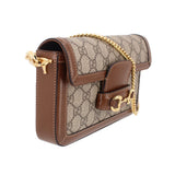 GUCCI HORSEBIT 1955 SHOULDER BAGS BROWN