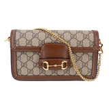 GUCCI HORSEBIT 1955 SHOULDER BAGS BROWN