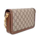 GUCCI HORSEBIT 1955 SHOULDER BAGS BROWN