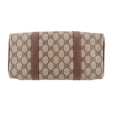 GUCCI VINTAGE BOSTON HANDLE BAG BROWN