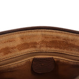 GUCCI VINTAGE BOSTON HANDLE BAG BROWN