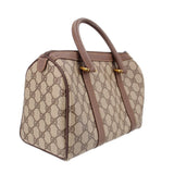 GUCCI VINTAGE BOSTON HANDLE BAG BROWN