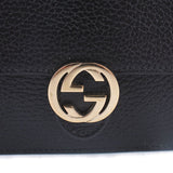 GUCCI INTERLOCK GG WOC CROSSBODYS BLACK