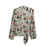 CINQ A SEPT FLORAL TOPS WHITE S