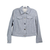 THEORY DENIM JACKETS BLUE M