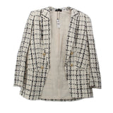 EXPRESS DOUBLE BREASTED BLAZERS CREAM S