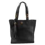 TORY BURCH BROOKE TOTES BLACK