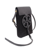 TORY BURCH MILLER PHONE CROSSBODYS BLACK