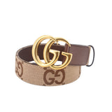 GUCCI INTERLOCK G BELTS BROWN 38 | US L